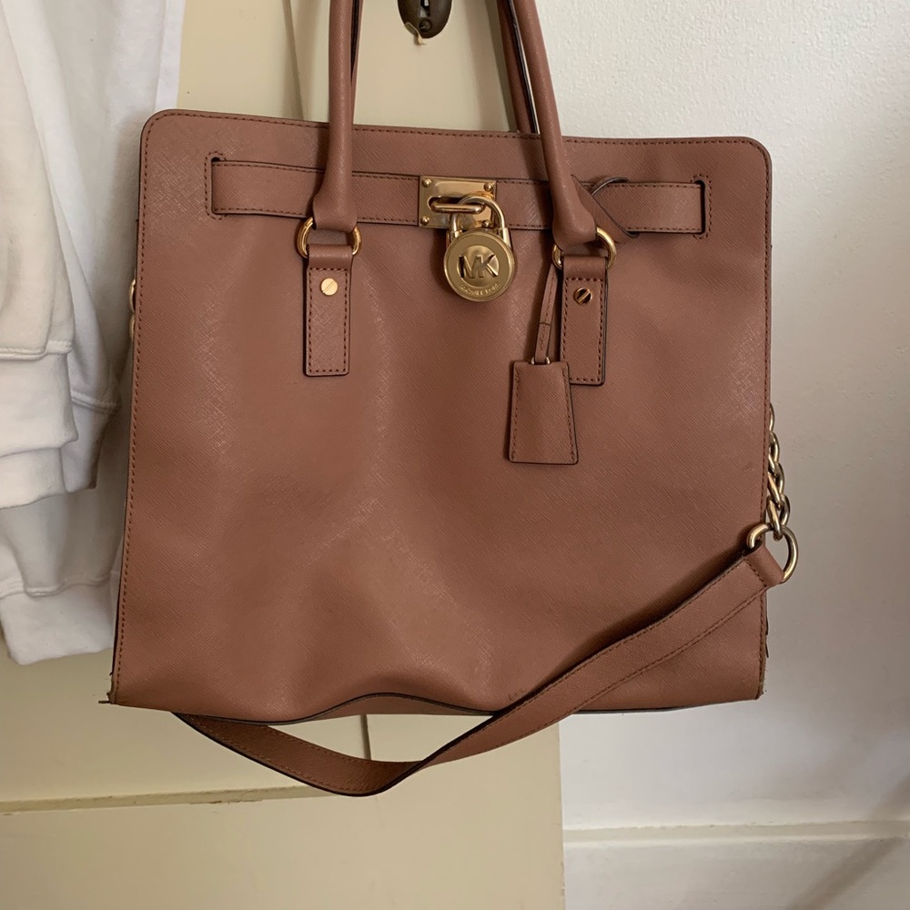 Michael kors hamilton leather purse